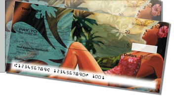 Tropical Girl Side Tear Checks