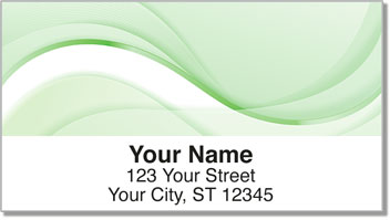 Green Wave Address Labels