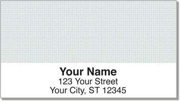 Gray Cross-Hatch Address Labels