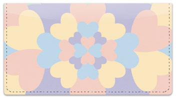 Flowering Heart Checkbook Cover