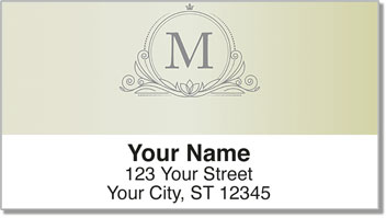 M Monogram Address Labels