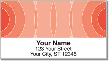 Orange Networker Address Labels