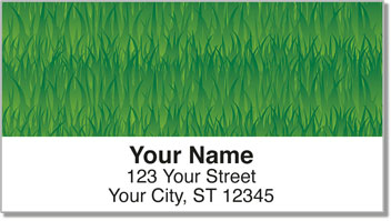 Grass Address Labels