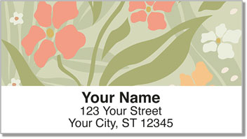 Groovy Garden Address Labels