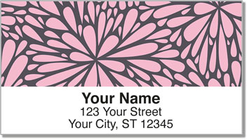 Floral Explosion Address Labels