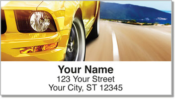 Racecar Address Labels