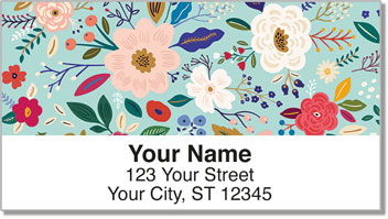 Spring Flower Address Labels