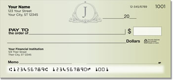 J Monogram Checks