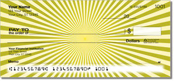Yellow Starburst Checks
