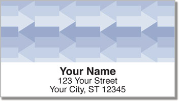 Blue Arrow Address Labels