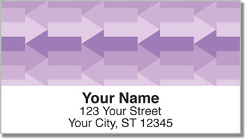 Purple Arrow Address Labels