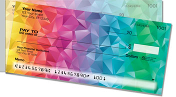 Rainbow Colors Side Tear Checks
