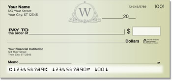 W Monogram Checks