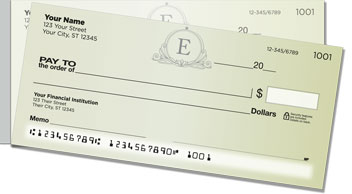 E Monogram Side Tear Checks