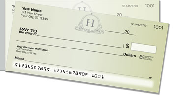 H Monogram Side Tear Checks
