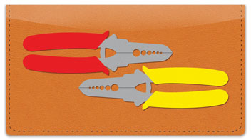 Electrician Checkbook Cover