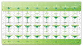 Drink Up Checkbook Cover