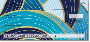 Cool Blue Curve Checks
