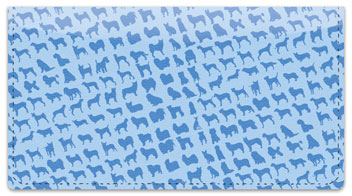 Dog Wallpaper Checkbook Cover