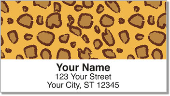 Animal Print Address Labels