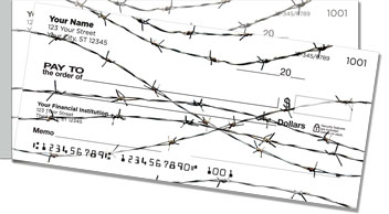 Barbed Wire Fence Side Tear Checks