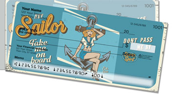 Vintage Pinup Side Tear Checks