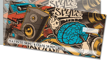 Graffiti Art Side Tear Checks