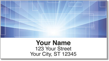 Square & Sunburst Address Labels