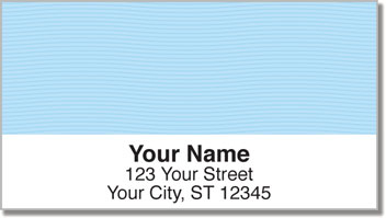 Blue Safety Address Labels