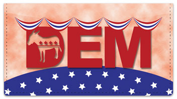 Democratic Party Checkbook Cover