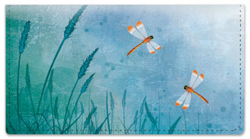 Daring Dragonfly Checkbook Cover