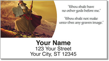 Ten Commandments Address Labels
