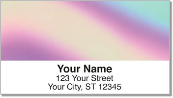 Hot Pink Curve Address Labels