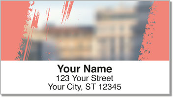 Paint Strokes Address Labels