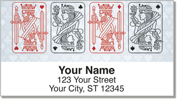 Playing Card Address Labels