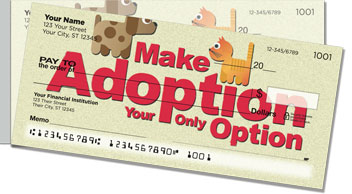 Animal Adoption Side Tear Checks