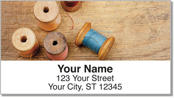 Antique Spool Address Labels