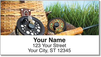 Fish Basket Address Labels