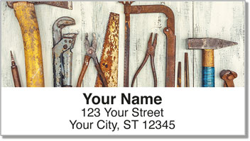 Antique Tool Address Labels