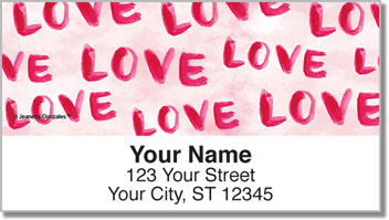 Love Lasts Address Labels
