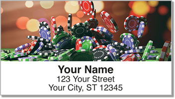 Poker Address Labels