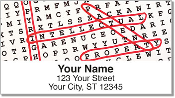 Brain Teaser Address Labels