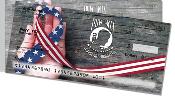 POW MIA Side Tear Checks