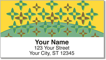 Retro Panel Address Labels