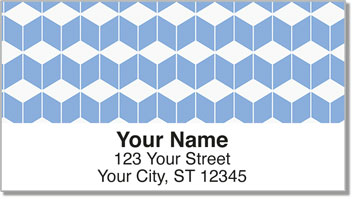 Retro Square Address Labels