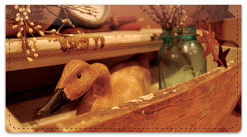Country Décor Checkbook Cover