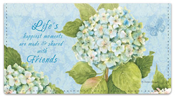 Hydrangea Checkbook Cover