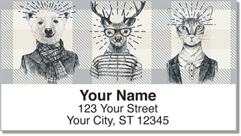 Hipster Address Labels