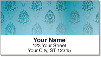 Retro Wallpaper Address Labels