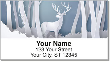 Paper Cutout Address Labels